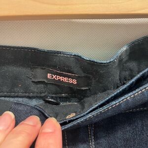 Express Women's Dark Blue Denim Jeans